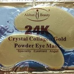 NYKKOLA 30 Pairs 24K Gold Eye Mask Powder Crystal Gel Collagen Natural Eye Pads For Anti-Aging & Moisturizing Reducing Dark Circles, Puffiness, Wrinkles-image-42