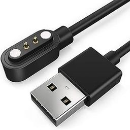 Lowfe Smartwatch Charger for 2 Pin (Boat Wave Call & Boat Wave Lite Smartwatch) 0.2 m Magnetic Charging Cable, (Black)-image-31