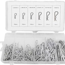 Losa R Type Cotter Pin Spring Clips Double Ring B-type Retaining Pins w/Box-image-22