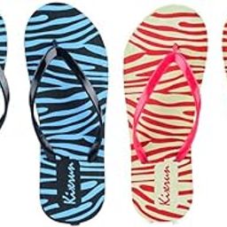Women's Hawai Slippers | Comfortable Everyday Durable Flip Flops with Cushioned Footbed, Sturdy Straps and Stylish Design | Indoor Outdoor Wear-picture-50