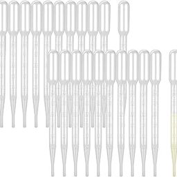 50pcs Plastic Transfer Pipettes 3ml for Laboratory Daily Use-25