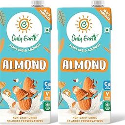 Only Earth Almond Milk - Barista Edition | Unsweetened Plant-Based Milk | Sugar Free | Non-Dairy & Lactose-Free | High in Calcium & Vitamins D, E, B1, B2, B12 | Preservative-Free | 1L (Pack of 2)-image-13