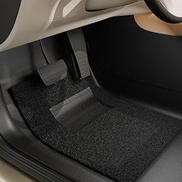 9D Compatible 100% Waterproof and Dust Proof Custom Fitted Car Grass Mat for Tata Nexon Facelift, Full Black (Driver Side ONLY)-image-46