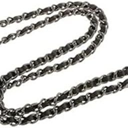 CLUB BOLLYWOOD LICHTS®3xMetal Leather Shoulder Cross Body Bag Chain Strap Replacement Gray+Black|Clothing, Shoes & Accessories | Womens Handbags & Bags | Handbag Accessories|1 x Chain-image-76
