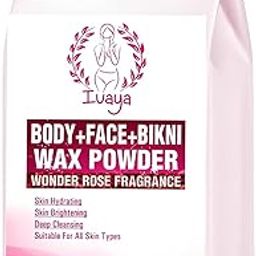 Hair Wax Powder for with Ubtan & Rose - Full Body Painless Herbal Hair Remover Waxing Cream Powder 5 Minutes Painless Herbal Wax Powder for women & Men | Easy to Use at Home, No Chemicals - No Irritation, No Skin Rashes (200g) (Rose, Pack of 1) (200g, Rose)-picture-28