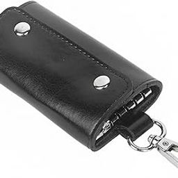 Leather Key Pouch Wallet for Unisex-image-4