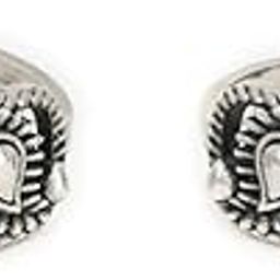 by Caratlane Gup Shup Toe Rings in 925 Oxidised Silver for women-image-67