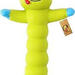 Foodie Puppies Interactive Latex Squeaky Chew Dog Toy - (Green Monkey, 20cm) | Small to Medium Dogs & Puppies | Durable, Rubber, Non-Toxic, Animal Design Playing & Fetching Pet Toy | Reduce Anxiety-image-44