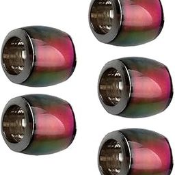 CALANDIS™ 5 Pieces/Pack Stainless Steel Color Change Loose Beads Emotions Sensitive Barrel Spacer Charms 7x7mm Making Crafts | Fashion Jewelry | Necklaces & Pendants-picture-40
