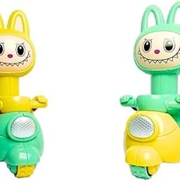 Little Larks Cute Cartoon Themed Press and Go Toy for Kids | Friction-Powered Hard Plastic Bike Toy |Compact Size| Fun Action Toy for Boys & Girls (3+ Years) (Random Colour) (Pack of 1)-image-26
