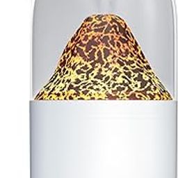 Portronics Magma 2-in-1 Volcano Water Mist Humidifier & Night Lamp with Flame & Gradient Light, Type-C Powered, Silent Operation, Dual Mist Modes, 300 ml Tank, Skin Hydration & Easy Breathing, White-20