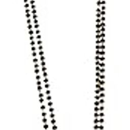 Women's Traditional Gold-Plated with Double Black Beads Antique Design Pendant Mangalsutra with Double Chain_B5_307-6