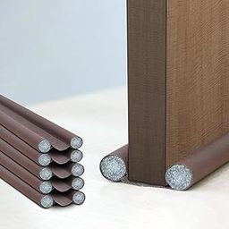 WondersOnline Door Bottom Sealing Strip Guard (39 Inch, Pack of 5, Brown) Soundproof, Dustproof, Waterprproof, Noise Reduction & Insect Protection Gap Filler for Home/Office Doors.-image-14