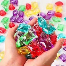 50 Pcs Laundry Gel Capsules for Tough Stain Removal & Long-Lasting Fragrance Dissolvable Detergent Cube Beads Liquid Cleaner Super Concentrated Liquid Laundry Pods for All Washing Machines-16