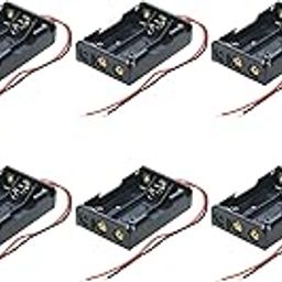 Electronic Spices AAA 3 Cell Battery Holder Hard Plastic Case with Wire (1.5V x 3 Cells = 4.5Volt) Pack of 10-3