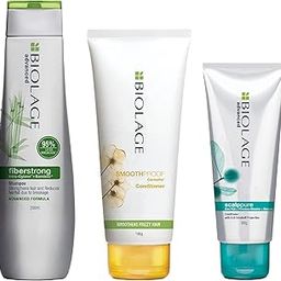 Biolage Advanced Fiberstrong Shampoo &BIOLAGE Smoothproof Conditioner&BIOLAGE Scalppure Conditioner, 200 millilitres-image-16