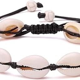 Natural Cowrie Beads Shell Anklet Bracelet Handmade Beach Foot Jewelry Hawaiian Jamaican Style Adjustable for Women Unisex-20