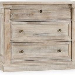TGF Furniture Store Rustic 3-Drawer Chest – Whitewashed Solid Wood Dresser with Antique Brass Hardware – Farmhouse Storage Cabinet for Bedroom, Entryway, or Living Room-image-21