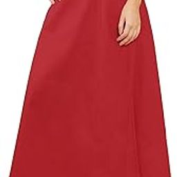 Red Cotton Blend Petticoat-image-12