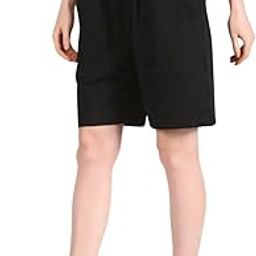 Pure Cotton Shorts for Women- Modern Oversized Comfortable Knee Length Summer Shorts for Women | Lightweight & Breathable Cotton Half Pant for Woman-image-25
