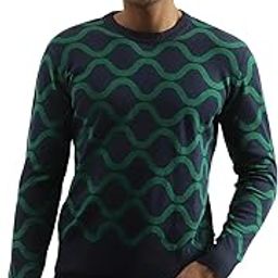 Regular Fit Round Neck Printed Sweater-image-23