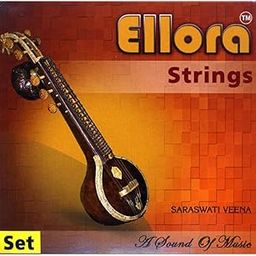 Saraswati Veena Complete Strings set Ellora Professional Bronze Quality-image-0
