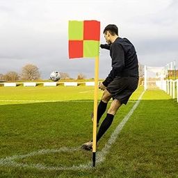 Sports River Corner Flag with Spring for Football, Socceer Outdoor use (Multicolor) Pack of 8-image-10