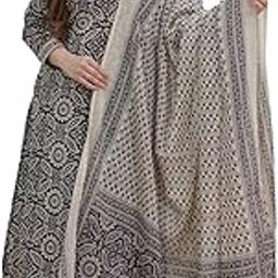 Women's Viscose Printed Kurta and Pant Set with Dupatta-44