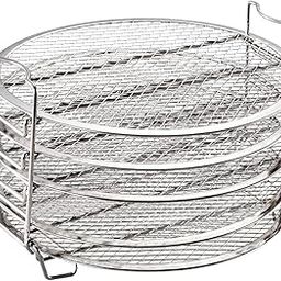 ATORSE™ Air Fryer Rack Stainless Steel Dehydrator Rack for Cookies Fruits Vegetables Rack Only|Home & Garden|Kitchen Dining & Bar|Small Kitchen Appliances|Fryers-image-19