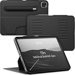 ZUGU CASE iPad Pro 11 Case, Ultra Slim Protective Case/Cover Designed for iPad Pro 11-inch (4th Gen, 2022) / (3rd Gen, 2021) / (2nd Gen, 2020) / 1st Gen with Convenient Magnetic Stand - Stealth Black-picture-18