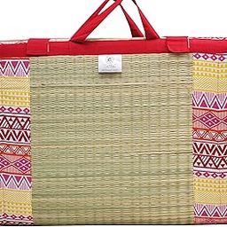 Home Tex Life Kora Grass Cushion Sleep Healthy, Easy Portable and Folding Mat (15mm_2 X 6 Ft, Deep West)-image-66