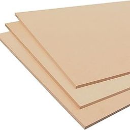 Whittlewud 6mm Pack of 3 Blank 12In x 16In Pine MDF Board Sheets for Art and Craft, Thick Hard Board Craft Sheet (12 Inch x 16 Inch x 6 MM)-image-12