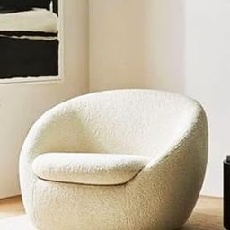 LORDOFWOOD Single Seater Languid Premium Wing Back Cushioned Lounge Chair for Living Room Bedroom Office Single Sofa Chair (Rise White)-image-75