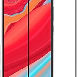 SmartLike 9H 3D Tempered Glass Screen Protector Guard, Full Glue Curved Tempered Glass for Mi Redmi Y2 - Black-image-0