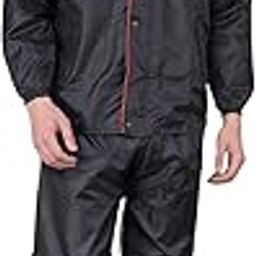 dollar Men PVC Full Sleeve Solid Reversible Raincoat Set With Adjustable Hood and Pocket-picture-35