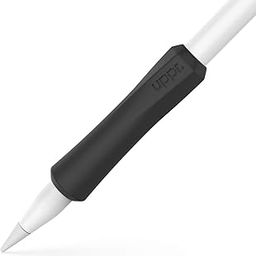 UPPERCASE NimbleGrip Premium Silicone Ergonomic Grip Holder, Compatible with Apple Pencil and Apple Pencil 2 (2 Pack, Black)-15