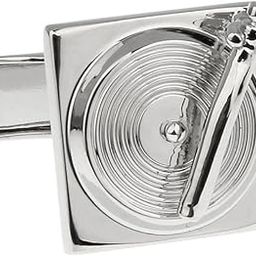 Turntable Record Player DJ Pair Cufflinks in a Presentation Gift Box & Polishing Cloth-image-49