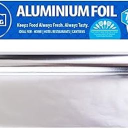 Aluminium Foil Food Packing 72 Meters 11 Microns, Wrapping, Storing and Serving Perfect for Cooking, Baking and Packing Food (72 Meters, 1)-image-2