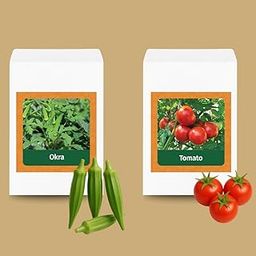 Valar Okra + Tomato | Open Pollinated Non-GMO Seeds | Home Gardening, Balcony Farming-picture-17