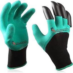 sahanpriy Gloves for Gardening Work – Heavy Duty Washable Gardening Gloves for Home Garden Use with ABS Claws on Right Hand Fingertips for Digging (Free Size, Pack of 1)-image-89