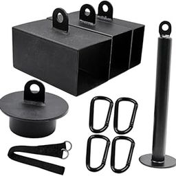 THE STYLE SUTRA Metal Pinch Block Grip Set Hand Gripper for Attachment Fitness Weightlifting-10