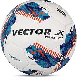 Vector X Stealth Pro Grain Structured PU Thermo Bonded FIFA Quality Approved Indoor/Outdoor Football with Rubber Bladder, Multicolor, Size 5, Suitable for Match and Training for Adults 15+ Years-picture-6