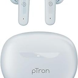pTron Bassbuds Astra in-Ear TWS Earbuds with Stereo Sound, 34Hrs Playtime, Stereo Calls, Bluetooth V5.3 Headphones with Quick Pairing, Touch Control, Voice Assistant, Type C Charging & IPX4 (Grey)-6