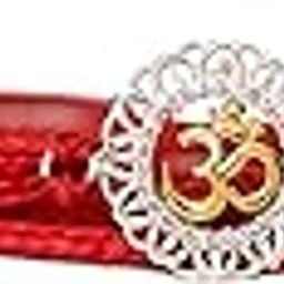 925 Silver Beautiful Om Divine Connection Rakhi for Auspicious Bond | Rakhi For Bhaiya With Roli Chawal-image-19