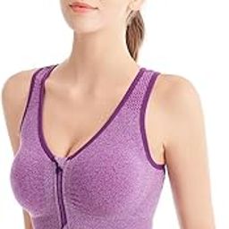 Women's Polycotton Lightly Padded Wire Free Sports Bra-image-40