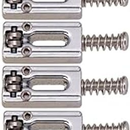 Enakshi (LABEL) Creations 6 Pieces Roller Saddle Bridge String Saddles for Electric Guitar SilverMusical Instruments & Gear|Guitars & Basses|Parts & Accessories|Guitar Parts|Saddles-image-14