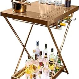 HAUS OF BARS by SpeedX - Model J - Multi-Functional, Portable and Foldable Bar Table in Matte Gold Finish-image-54