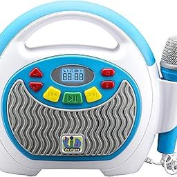 eKids Mother Goose Club Bluetooth Sing Along Portable MP3 Player Real Mic 24 Songs Storesup to 16 Hours of Music 1 GB Built in Memory USB Port-12