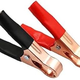 SP Electron Heavy Duty Large Alligator Clip Plastic and Copper Metal - for Car Caravan Van Battery Test Lead jumper Clips (Set of 1)-15