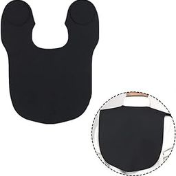 Silicone Hair Cutting Collar, Salon Hair Cutting Collar Cape Stylist Color Capes Guide Tools-black for Hair Cut (Black Long)-image-66